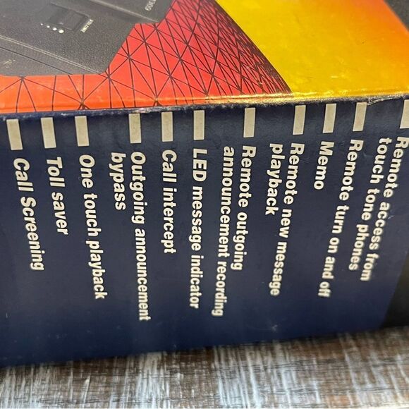 AT&T Vintage Remote Answering System #1314-Black - Picture 2 of 3